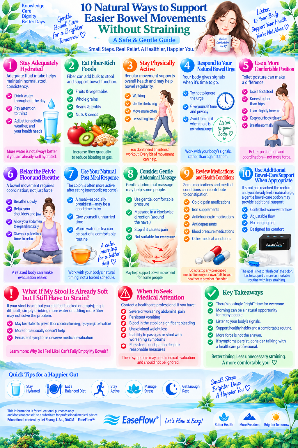 10 Natural Ways to Relieve Constipation Without Straining (Safe & Gentle Guide)