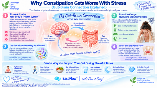 Why Constipation Gets Worse With Stress (Gut–Brain Connection Explained)